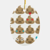 poop emojis keramisch ornament (Voorkant)