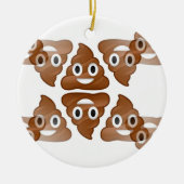 poop emojis keramisch ornament (Voorkant)