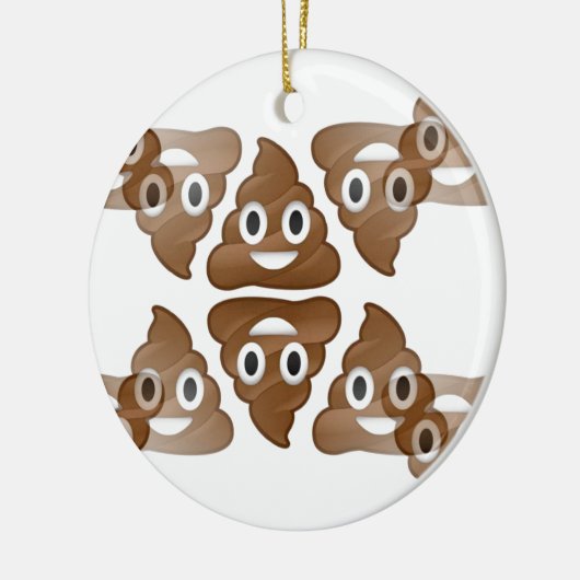 poop emojis keramisch ornament (Links)