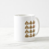poop emojis koffiemok (Voorkant rechts)