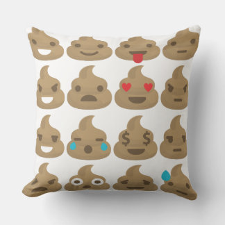 poop emojis kussen