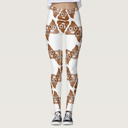 poop emojis leggings (Voorkant)