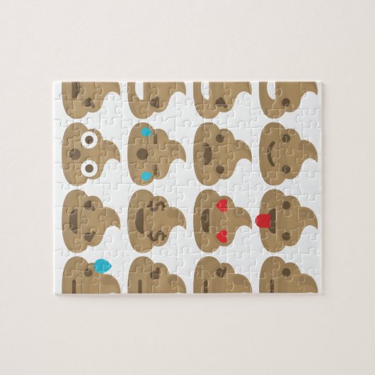 poop emojis legpuzzel (Horizontaal)