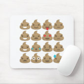 poop emojis muismat (Met muis)