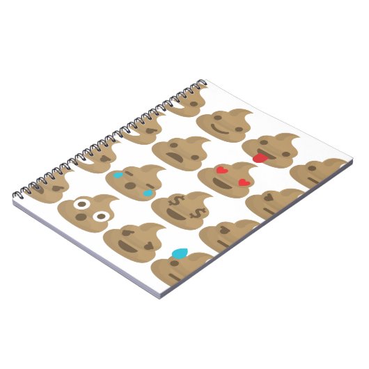 poop emojis notitieboek (Linkerzijde)