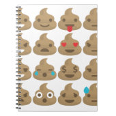 poop emojis notitieboek (Voorkant)