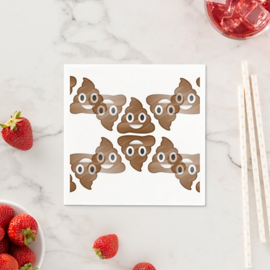poop emojis paper inapkins servetten (Insitu)