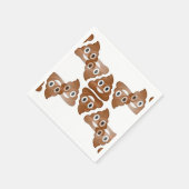 poop emojis paper inapkins servetten (Hoek)