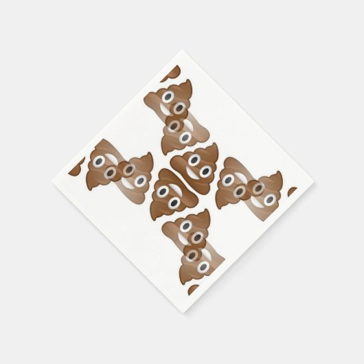 poop emojis paper inapkins servetten (Hoek)