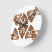 poop emojis ronde klok (Hoek)