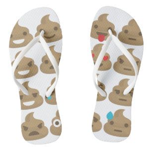 poop emojis sandals schoenen teenslipper teenslippers