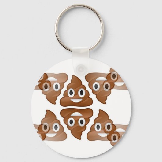 poop emojis sleutelhanger (Voorkant)