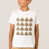 poop emojis t-shirt (Voorkant)