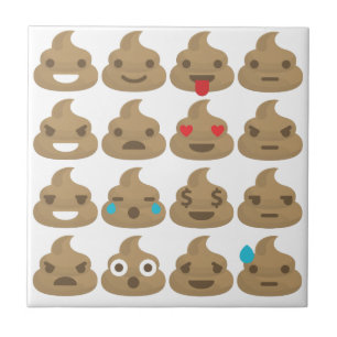 poop emojis tegeltje
