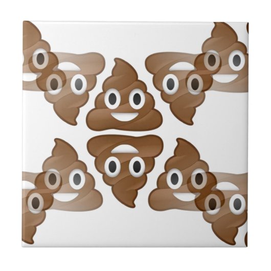 poop emojis tegeltje (Voorkant)
