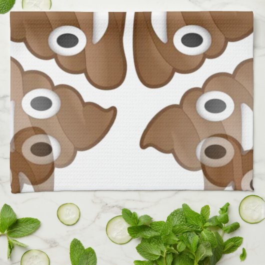 poop emojis theedoek (Gevouwen)