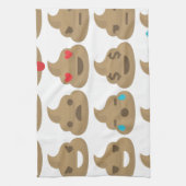 poop emojis theedoek (Verticaal)