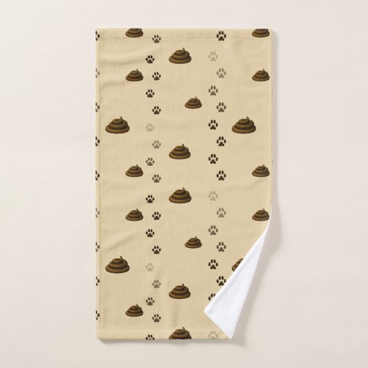 Poop- en Pawprinters Dierenvriend van berichtenpak Bad Handdoek (Handdoek)