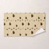 Poop- en Pawprinters Dierenvriend van berichtenpak Bad Handdoek (Handdoek)