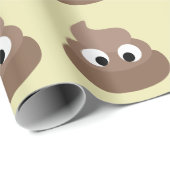 POOP FUNNY Birthday WRAPPING PAPER Cadeaupapier (Rol Hoek)