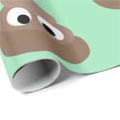 POOP FUNNY CHRISTMAS Wrapping Paper Cadeaupapier (Rol Hoek)