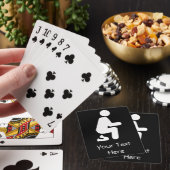 POOP Funny Customize Joke Pokerkaarten (Insitu)