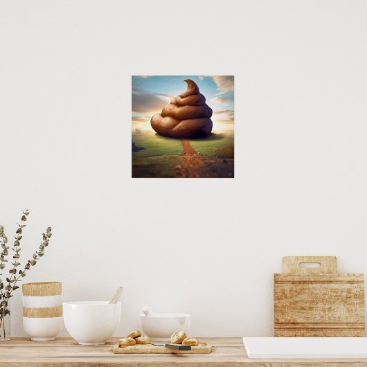 Poop gebeurt poster (Keuken)