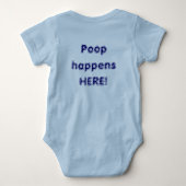 Poop gebeurt romper (Achterkant)