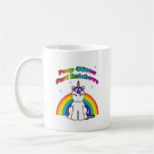 Poop Glitter Fart Rainbows Koffiemok (Links)