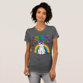 Poop Glitter Fart Rainbows T-shirt (Voorkant volledig)
