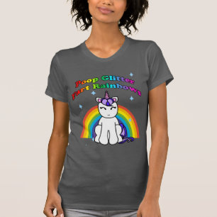 Poop Glitter Fart Rainbows T-shirt