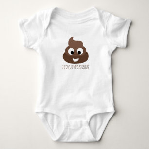 Poop Happji Baby Bodysuit