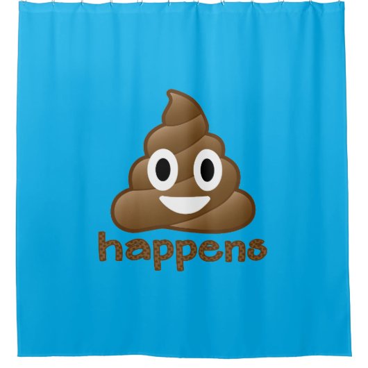 Poop Happji Douchegordijn (Voorkant)