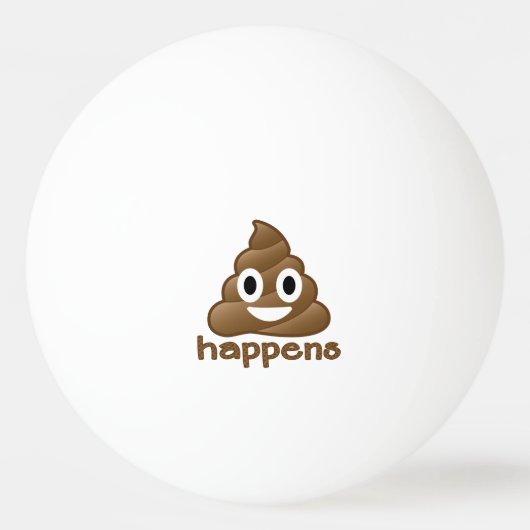 Poop Happji Pingpongbal (Voorkant)