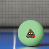Poop Heart Love Emoji Pingpongbal (Net)