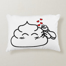 Poop in Love - Brootsch the PooPoo Accent Kussen