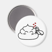 Poop in Love - Brootsch the PooPoo Magneet (Voorkant / Achterkant)