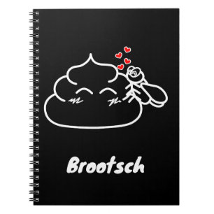 Poop in Love - Brootsch the PooPoo Notitieboek