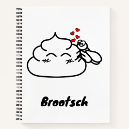 Poop in Love - Brootsch the PooPoo Notitieboek