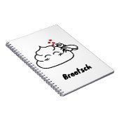 Poop in Love - Brootsch the PooPoo Notitieboek (Rechterzijde)