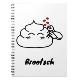 Poop in Love - Brootsch the PooPoo Notitieboek