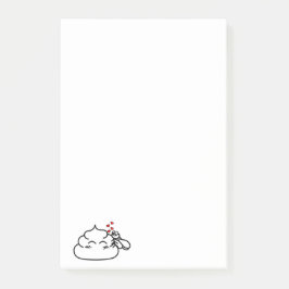 Poop in Love - Brootsch the PooPoo Post-it® Notes