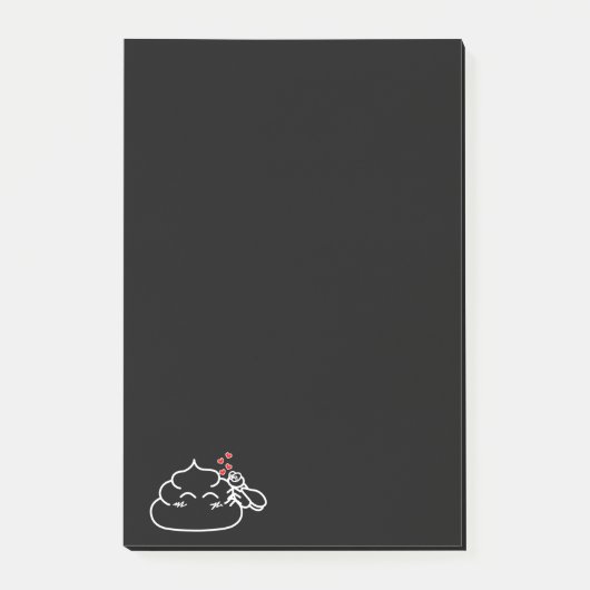 Poop in Love - Brootsch the PooPoo Post-it® Notes (Voorkant)