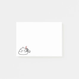 Poop in Love - Brootsch the PooPoo Post-it® Notes
