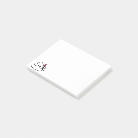 Poop in Love - Brootsch the PooPoo Post-it® Notes (Schuin)