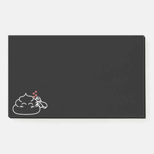 Poop in Love - Brootsch the PooPoo Post-it® Notes (Voorkant)