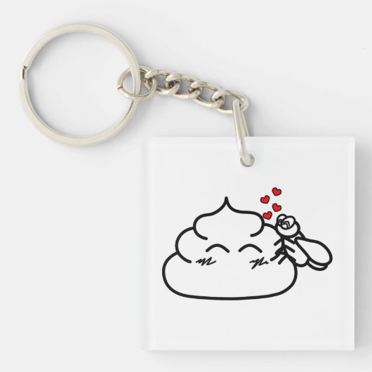 Poop in Love - Brootsch the PooPoo Sleutelhanger (Voorkant)