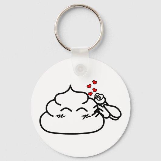 Poop in Love - Brootsch the PooPoo Sleutelhanger (Voorkant)