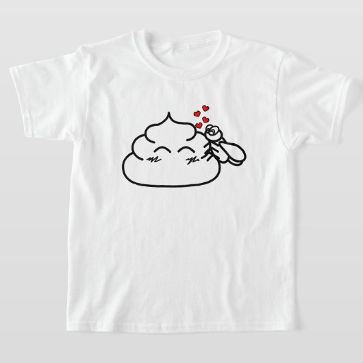 Poop in Love - Brootsch the PooPoo T-shirt (Laagn)