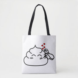 Poop in Love - Brootsch the PooPoo Tote Bag